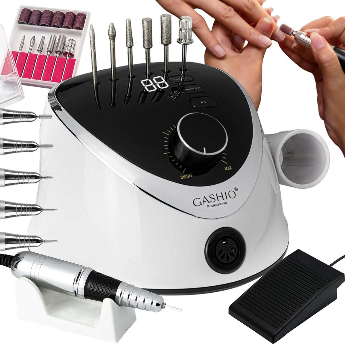 Professionele Elektrische Nagelfreesmachine voor Manicure en Pedicure 35.000 RPM