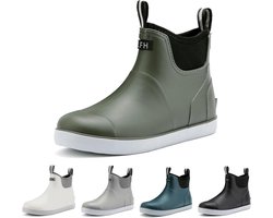 Stevige rubberen laarzen voor heren - Antislip en comfortabel voor werk en tuin
