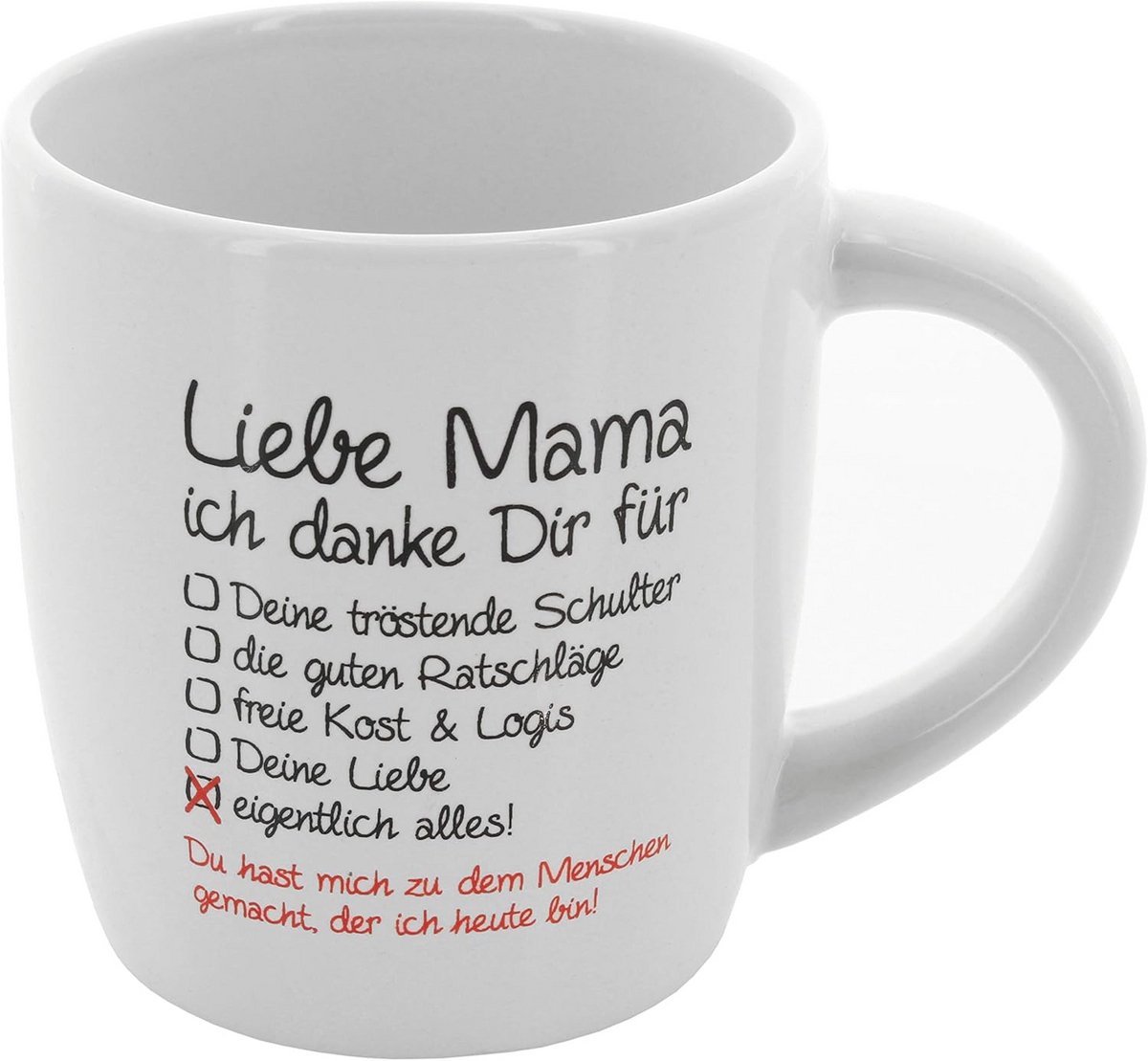 Keramieke Koffiemok met Liefde Thema voor Moederdag