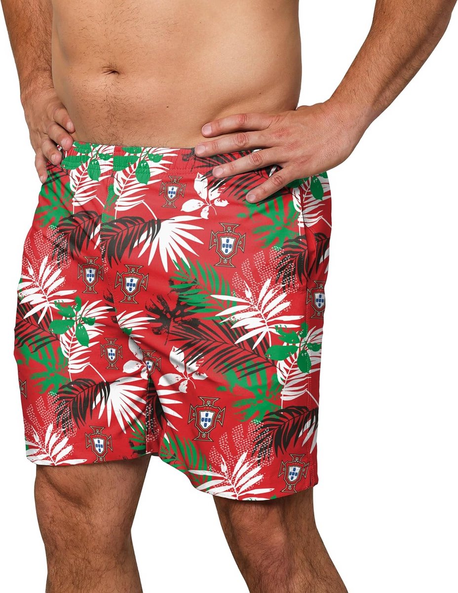 Officieel Voetbalshirt Heren Korte Mouwen Bloemenpatroon Strandshirt