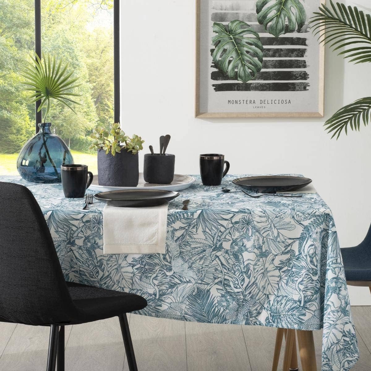 Vuilafstotend Tafelkleed Jungle Motief 140x240 cm