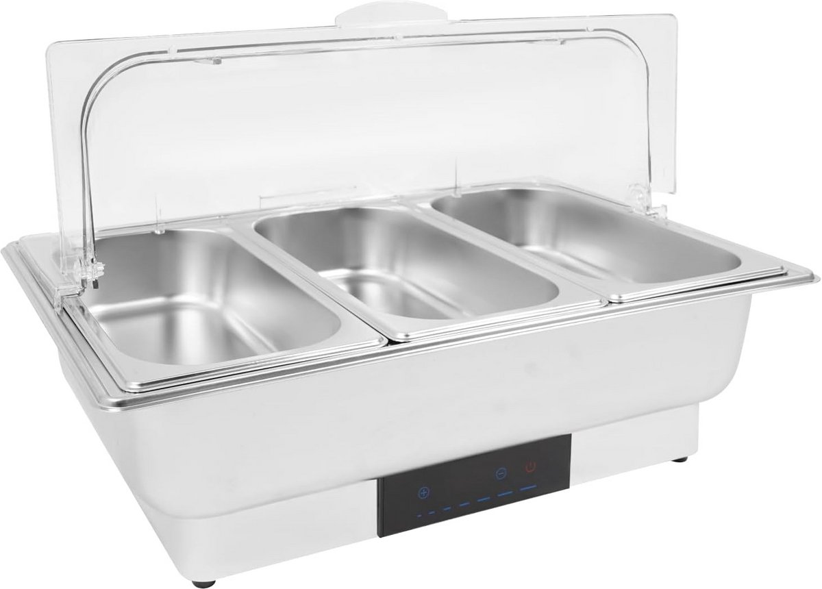 Professionele Elektrische Buffetwarmer 9L RVS met Temperatuurregeling