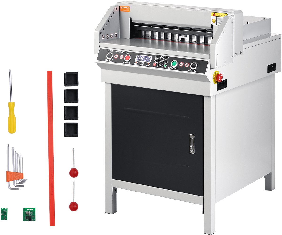 VEVOR Papiersnijder Snijmachine Kantoor Elektrisch 45 Snijbreedte Kantoor