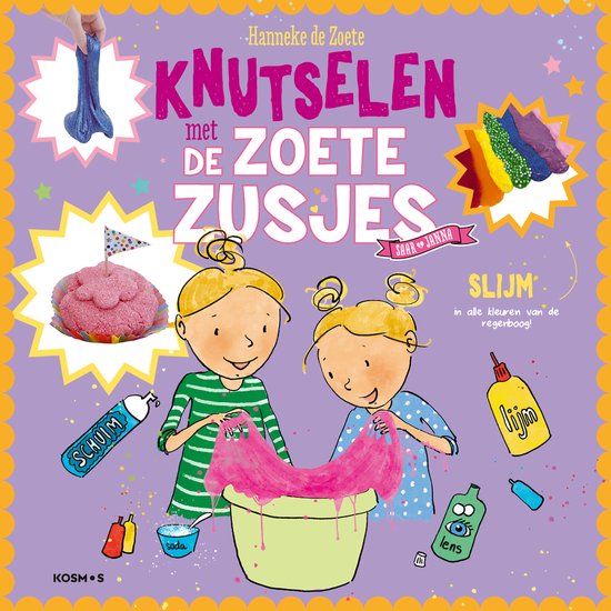 De Zoete Zusjes - Knutselen met de Zoete Zusjes - slijm - cover