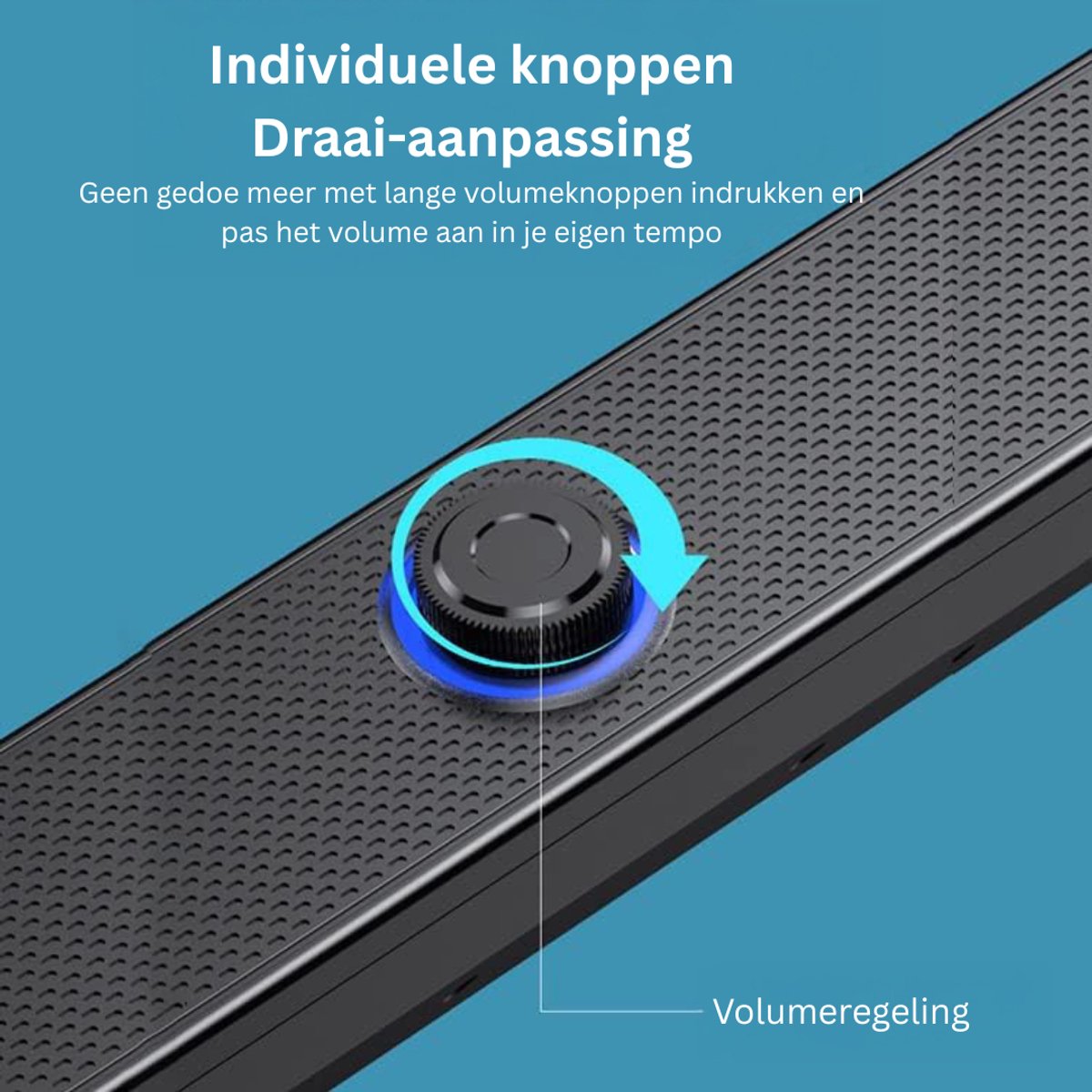 Soundbar PC 10W Plug & Play Speaker - afbeelding 3