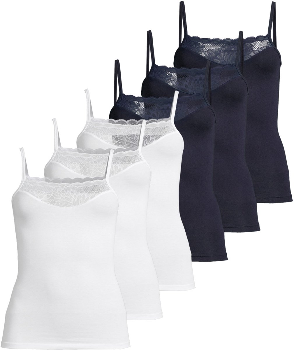 Conta Dames spaghettitop 6 pack Modal