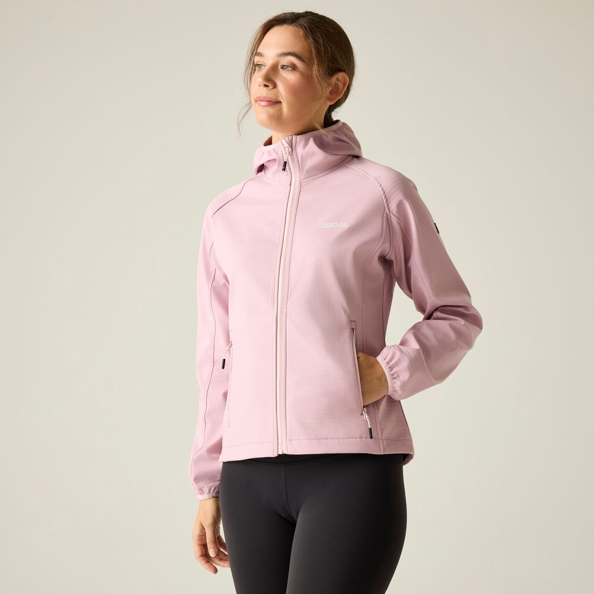 Arec III waterafstotende softshell wandeljas voor dames Paars