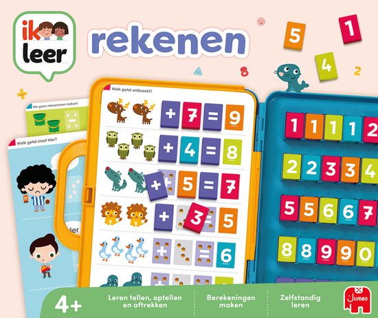 Jumbo - Ik Leer - Rekenen - Educatief spel - Vanaf 4 jaar - Speelgoed in koffer