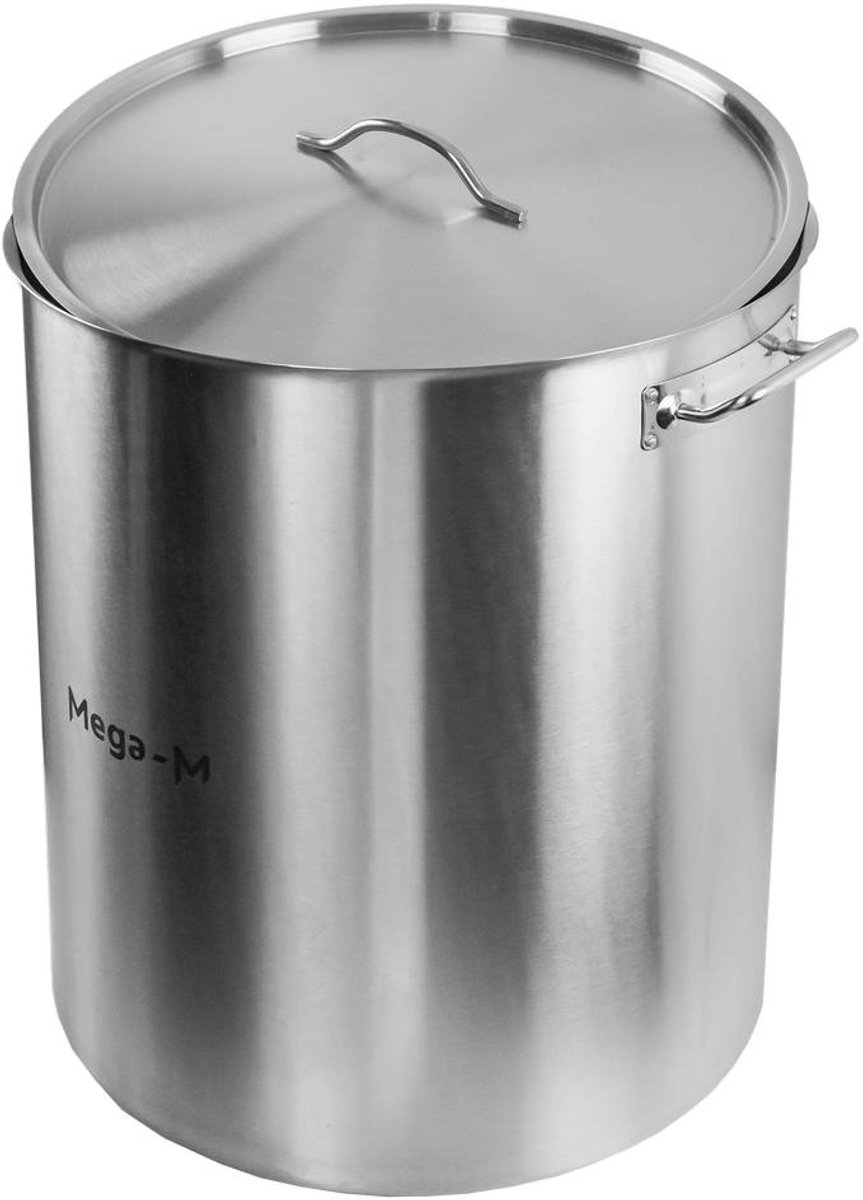 Mega-M Professionele Gastronomische Pan met Deksel - 50x60 cm - RVS - Geschikt voor Horeca