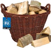 KOTARBAU Panier en Osier, Ø55 cm, Brun, Rond, Bois, Jouets, Fruits