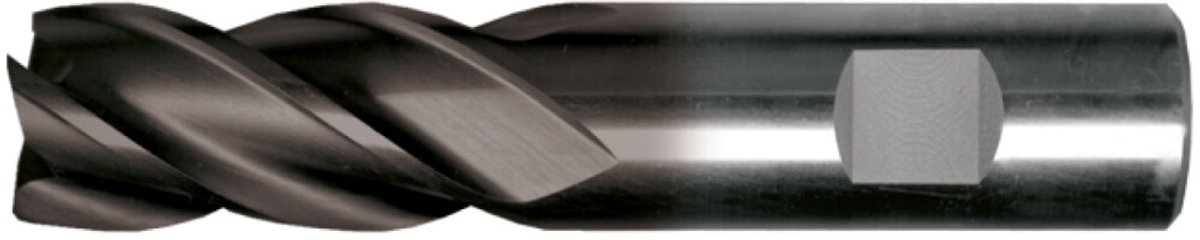 HSSE 4-snijder 4,0mm, TiAlN gecoat