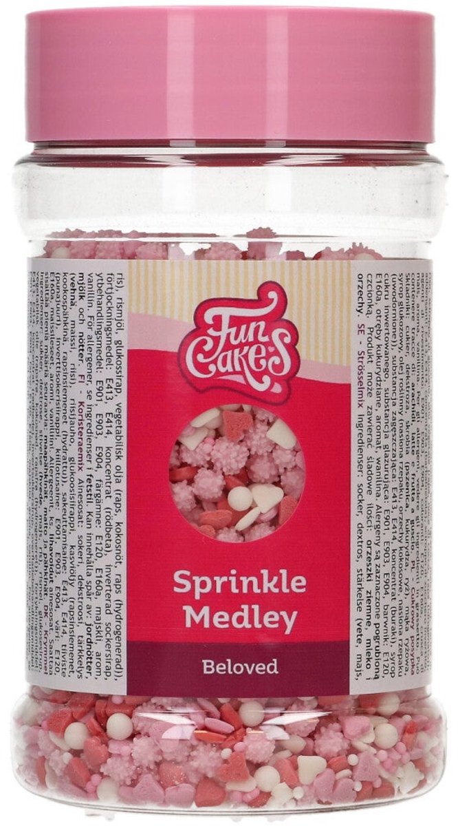 FunCakes Sprinkle Medley - Beloved - 180g - Eetbare Taartdecoratie