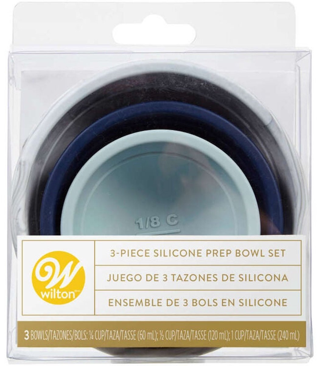 Wilton Siliconen Kommen Set - 3-Delig