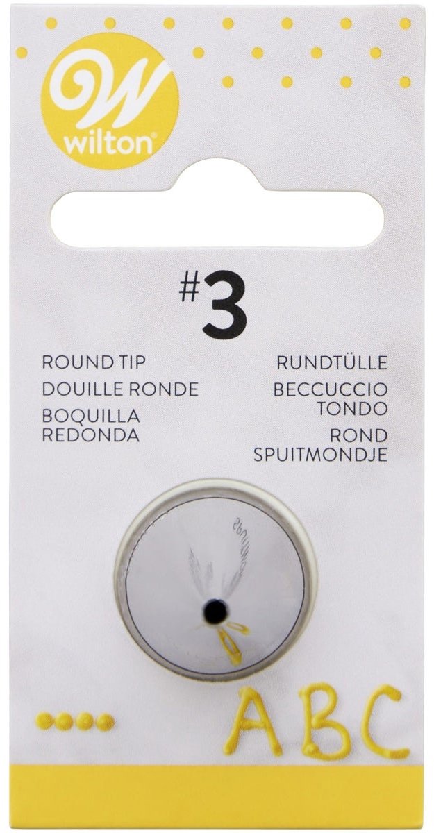 Wilton Spuitmondje - #003 Rond - Garneerspuit voor Taartdecoratie