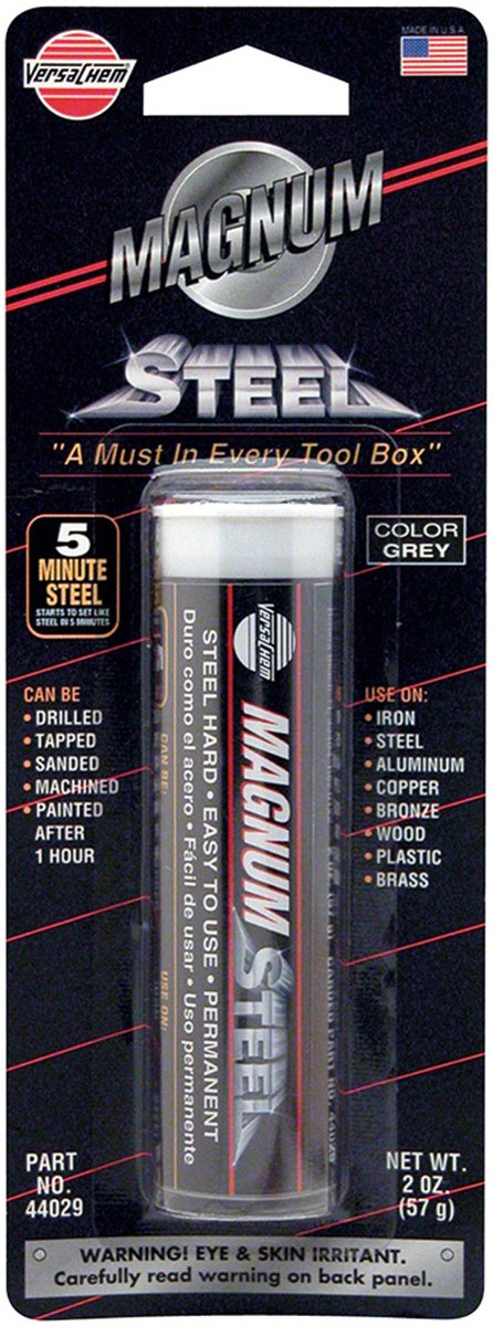 Versachem Magnum steel epoxy 57g - metaal afdichting - staal - reparatie