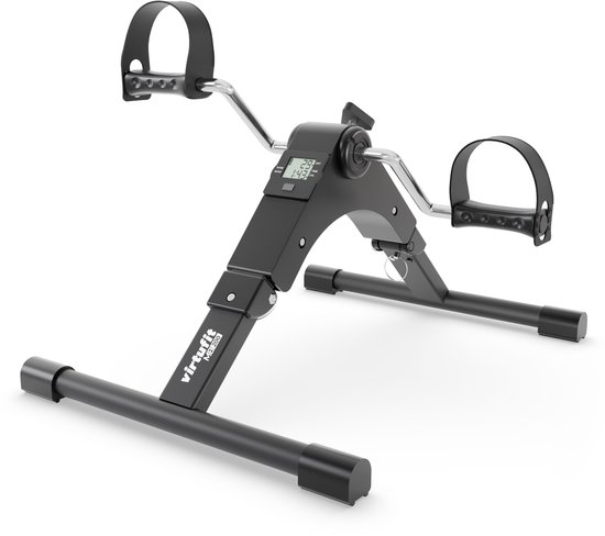 VirtuFit MB200 Stoelfiets – Opvouwbare Bureaufiets – Fietstrainer – Met Trainingscomputer – Mini Hometrainer voor onder bureau – Ideaal voor Revalidatie, Thuisgebruik & Kantoor