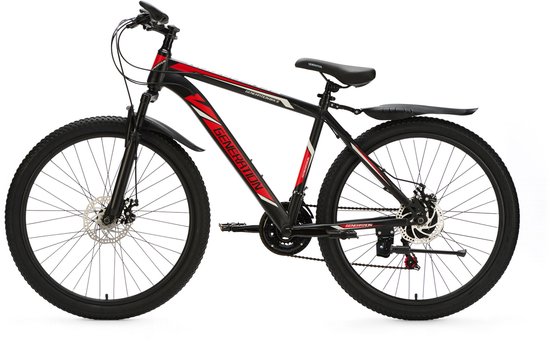 Generation Mountainbike 26 inch Rood/Zwart - Spatborden van Generation — afbeelding 2