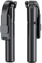 Gadgetking - Selfie Stick Tripod Z5 voor Smartphone - voor iPhone 17, 17 Pro, iPhone 16 (Pro), iPhone 15 (Pro), iPhone 14 (Pro) iPhone 13 (13 Pro/13 Pro Max) iPhone 12 (12 Mini/ 12 Pro/ 12 Pro Max) - Zwart