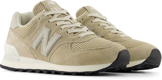 New Balance W574 Dames Sneakers - Beige
