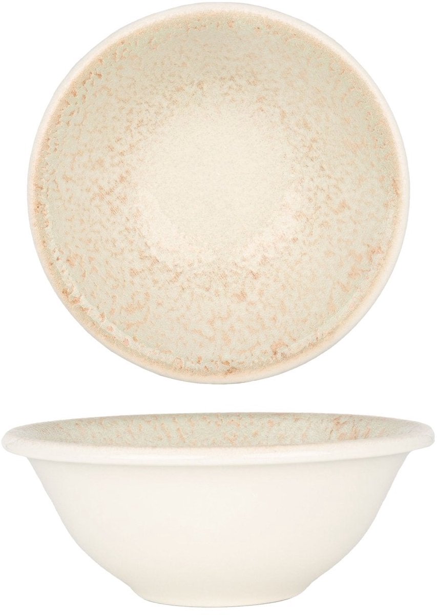 By Bone Kommetje - Natura - Porselein - 16 cm (500cc) - set van 6