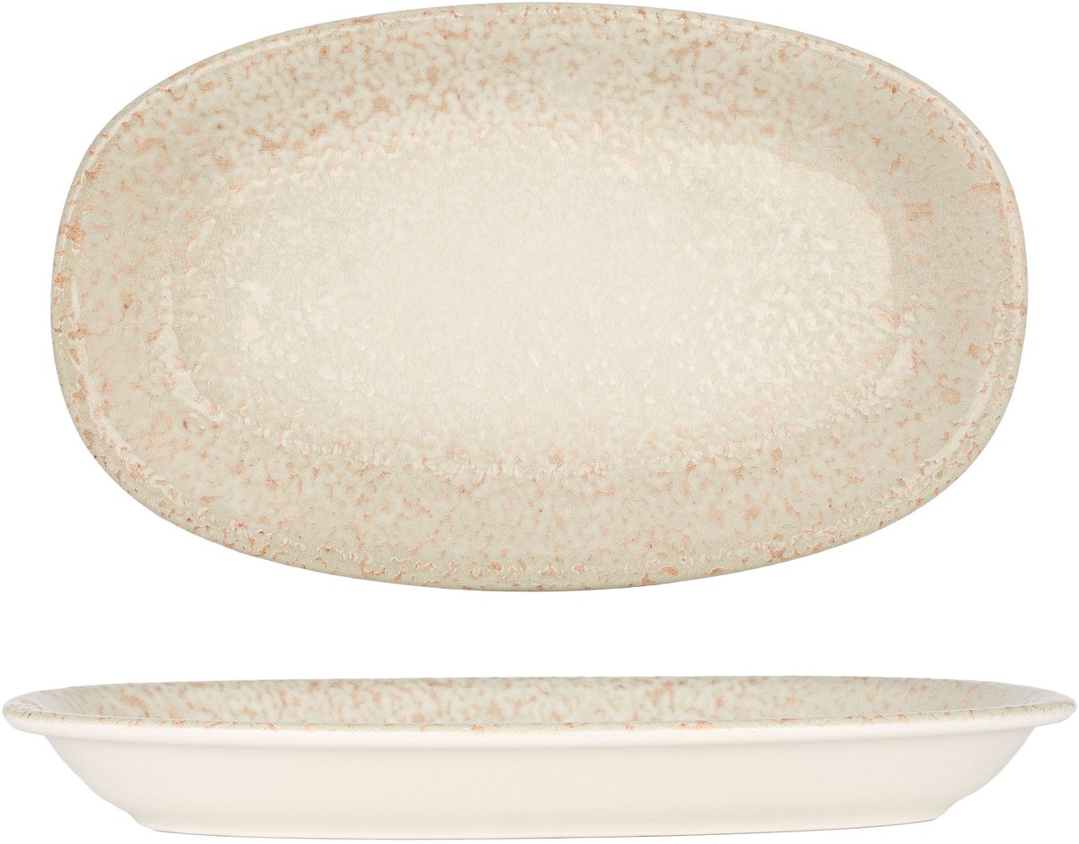 By Bone Serveerschaal - Natura - Porselein - 29x17.5 cm - set van 2