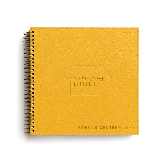 NIV, Spiral-bound Illustrating Bible: Genesis – Deuteronomy, Softcover Spiral, Yellow