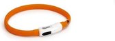Safety Gear siliconen veiligheidshalsband Catini met USB Oranje