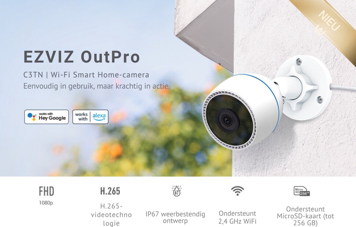 Aurixi® Buiten Camera Beveiligingscamera met Nachtzicht - afbeelding 2
