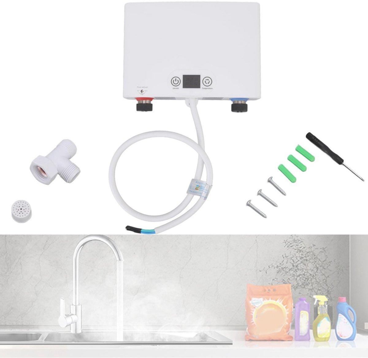 NBAP® Doorstroomverwarmer - Keukenboiler - Doorstromer Elektrisch