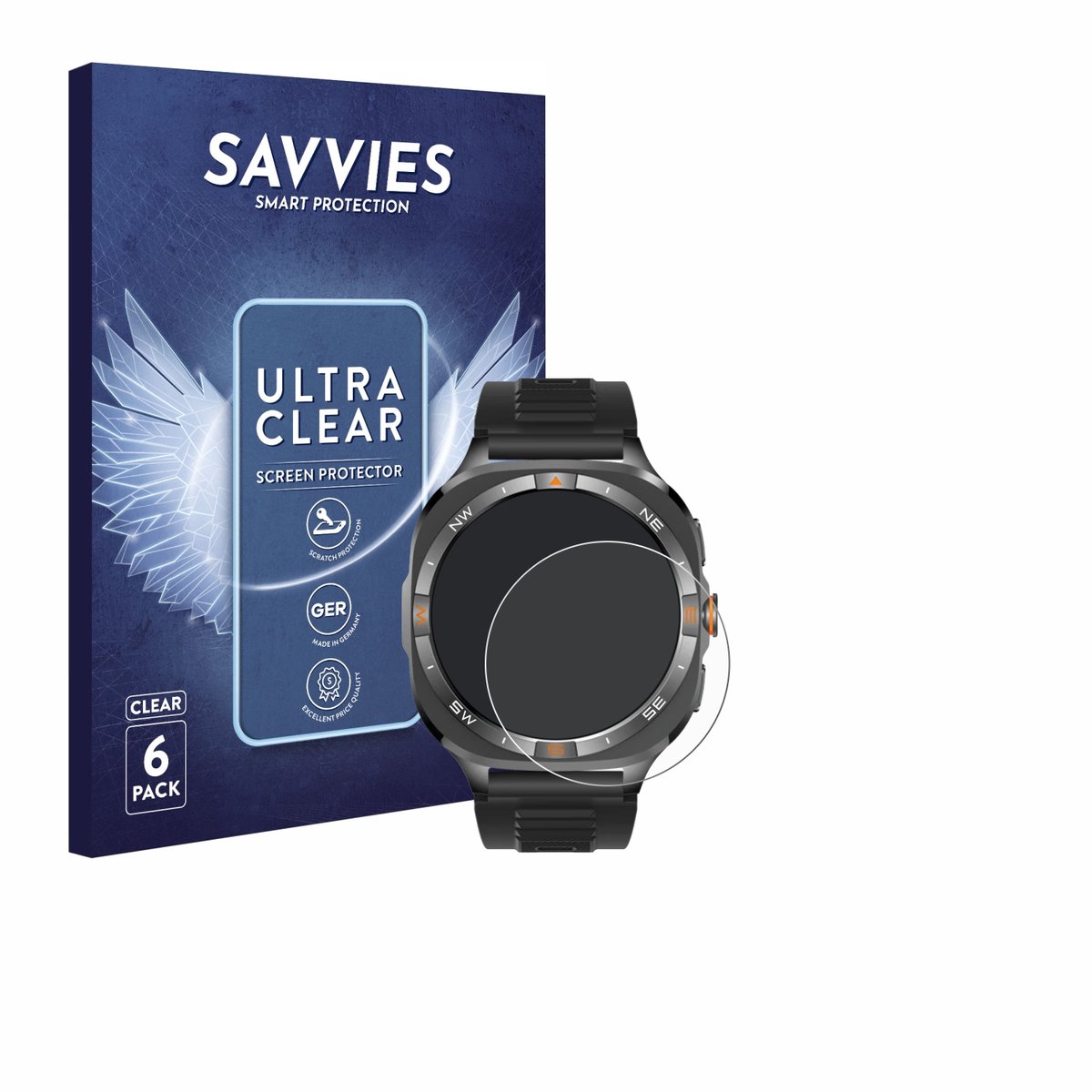 Savvies - Screenprotector voor Rollme GT5S - Folie Beschermfolie transparant 6 Stuks