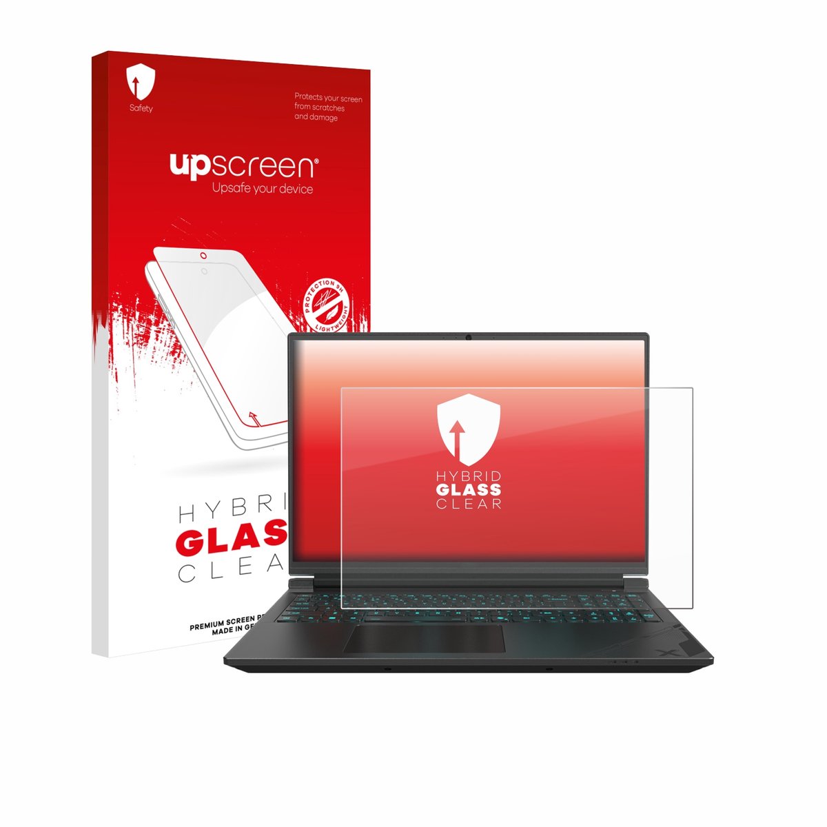 upscreen - Screenprotector voor Gigabyte G6X - Folie Beschermfolie Beschermglas transparant