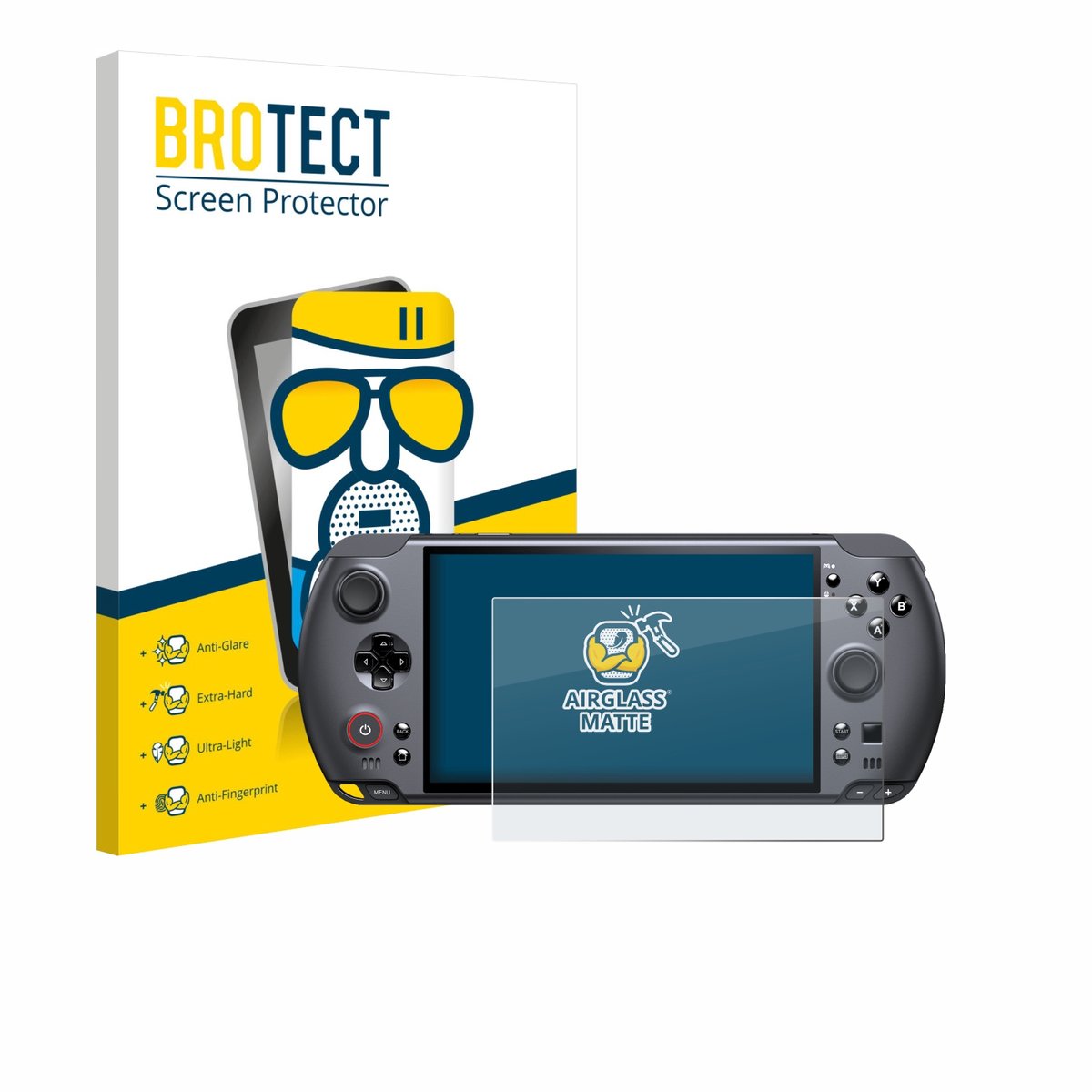 BROTECT - Screenprotector voor GPD Win 5 - Folie Beschermfolie Beschermglas matte
