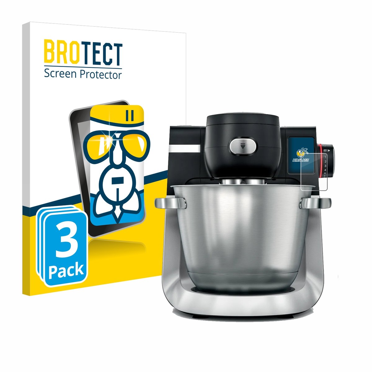 Screenprotector 3 Stuks voor Bosch MUM Serie 6 Beschermglas transparant