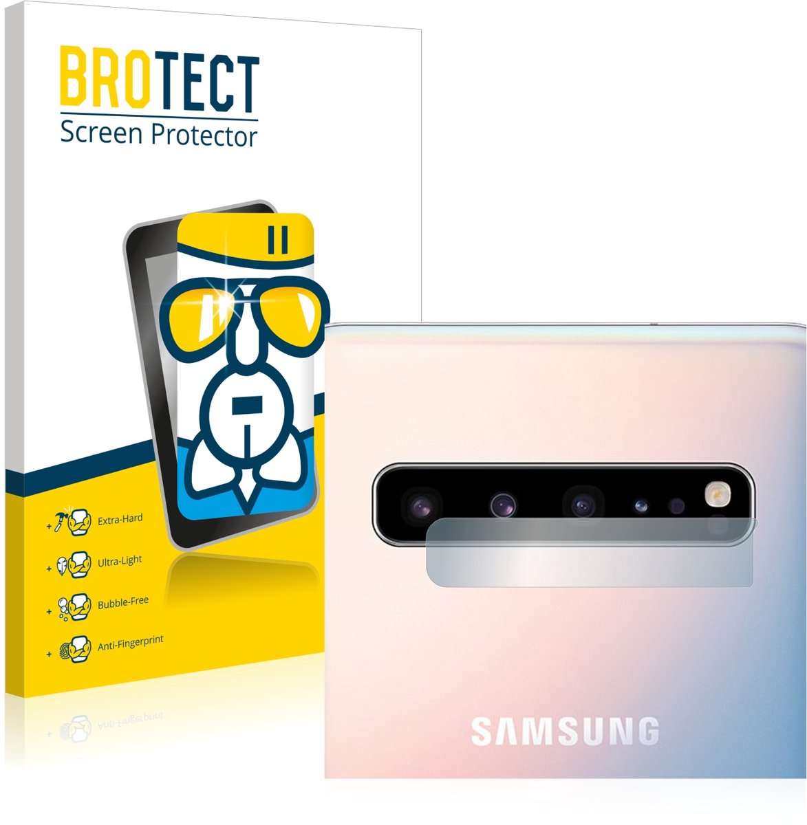 Screenprotector voor Samsung Galaxy S10 5G (ALLEEN Camera Lens) Beschermglas transparant