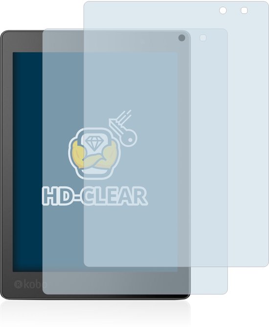 BROTECT - Screenprotector voor Kobo Aura One - Folie Beschermfolie transparant 2 Stuks van BROTECT — afbeelding 5