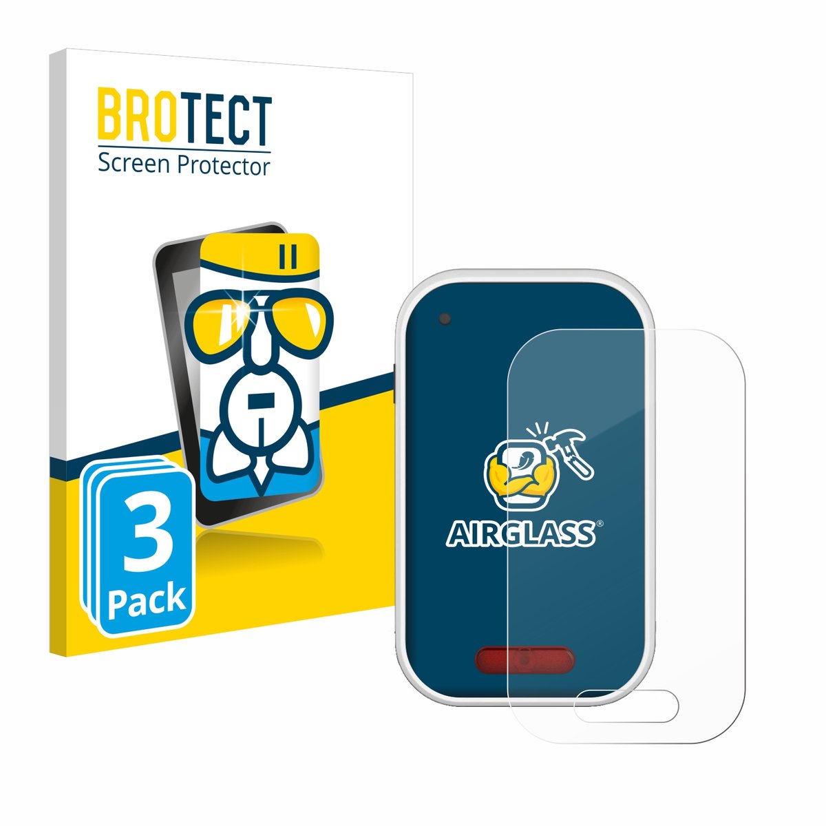 Screenprotector 3 Stuks voor Polar V650 Beschermglas transparant
