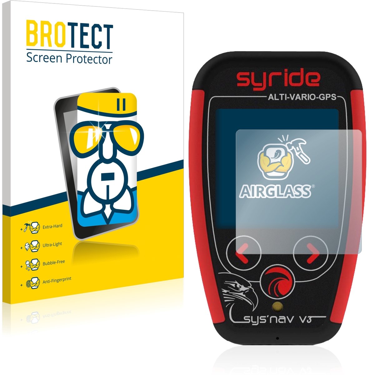 Screenprotector voor Syride Sys'Nav V3 Beschermglas transparant