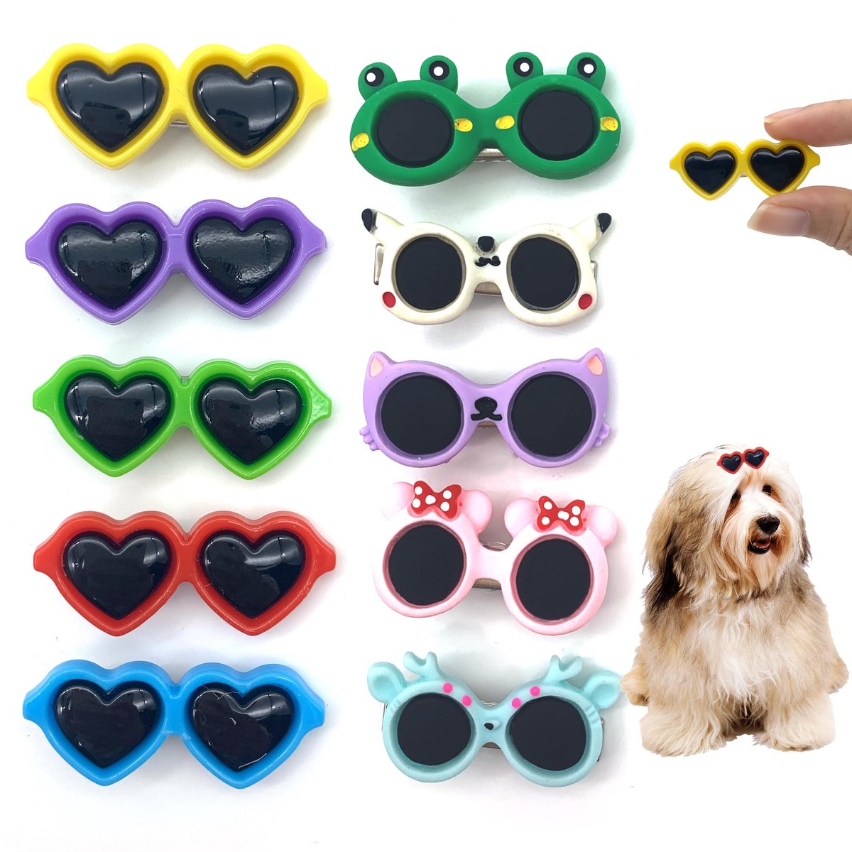 Haarspelden voor Huisdieren - Puppy Haarclips - Lichtgewicht en Compact