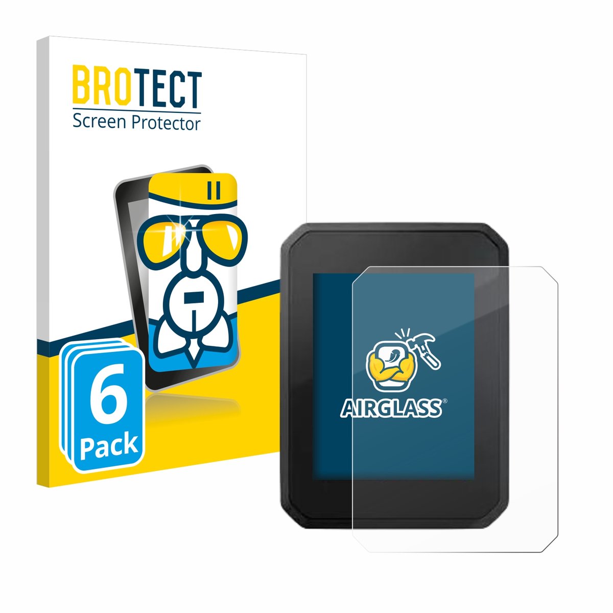 Screenprotector 6 Stuks voor FIT Display Compact 2.0 Beschermglas transparant