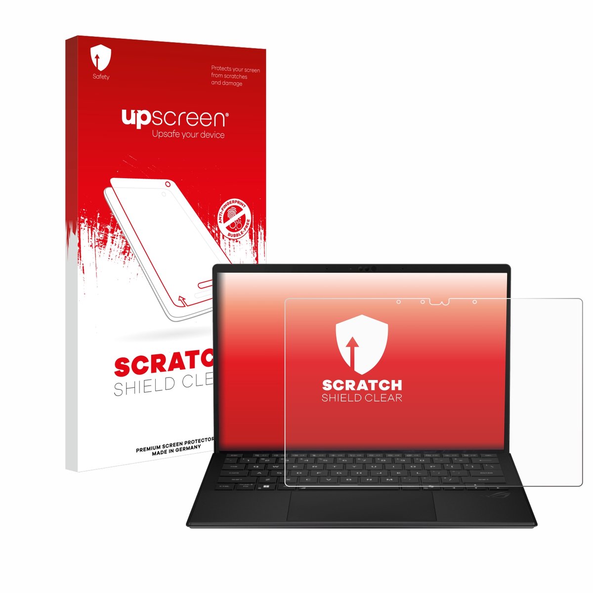 upscreen - Screenprotector voor ASUS ROG Flow Z13 2025 - Folie Beschermfolie transparant