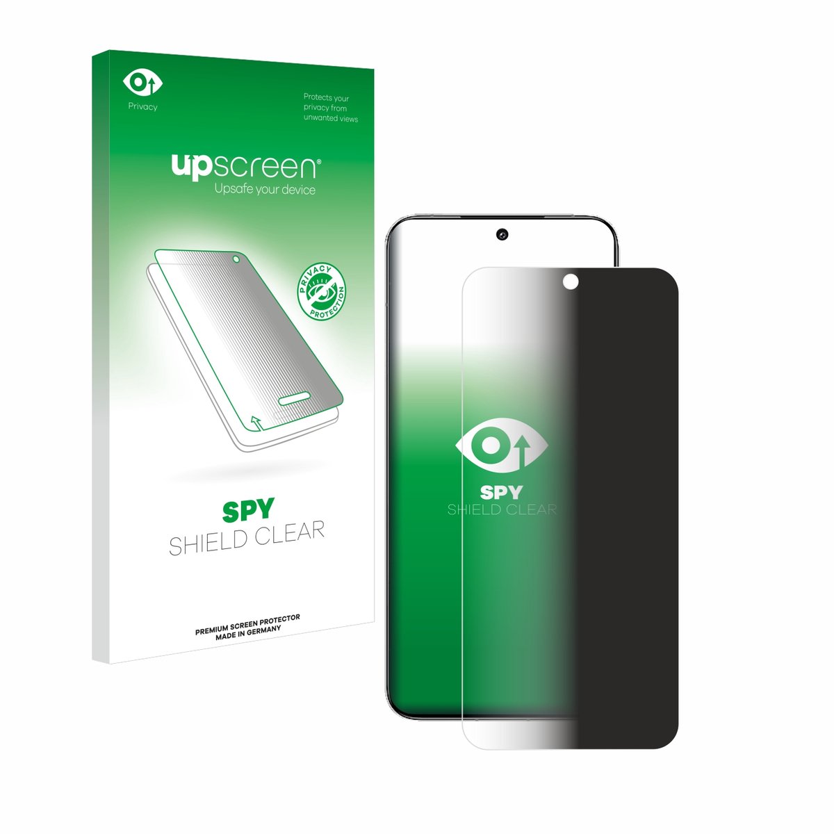 upscreen - privacy screenprotector voor Xiaomi 15 - Folie Beschermfolie Blauwlichtfilter