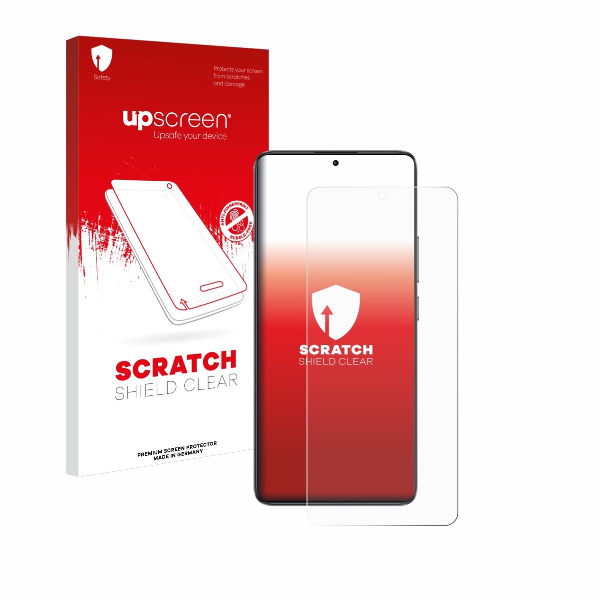 upscreen - Screenprotector voor Xiaomi Poco F7 Pro - Folie Beschermfolie transparant