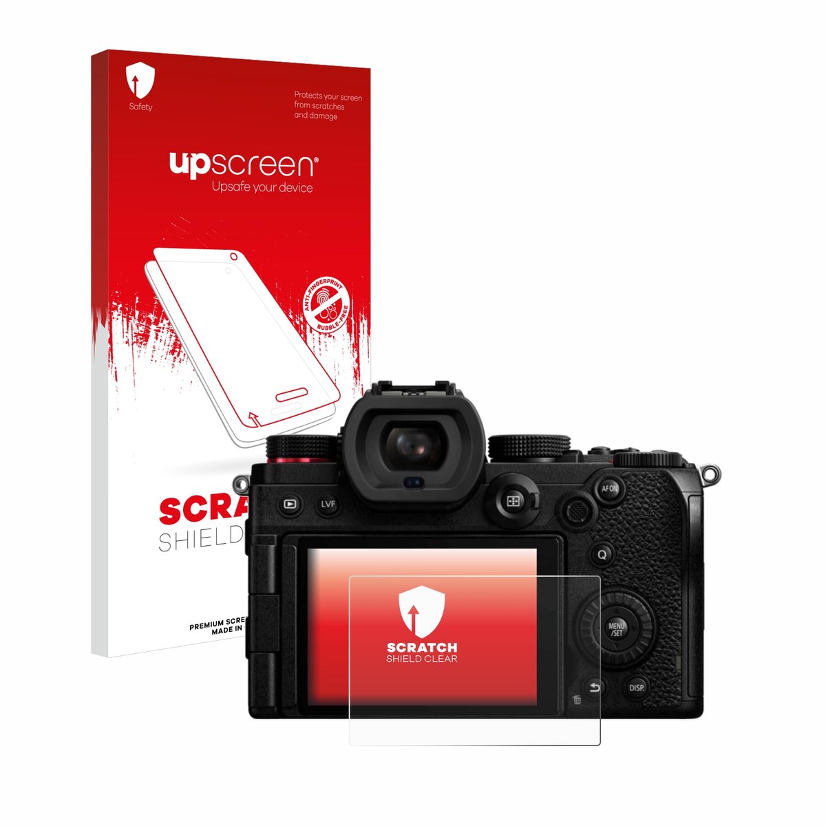 upscreen - Screenprotector voor Panasonic Lumix DC-S5D - Folie Beschermfolie transparant