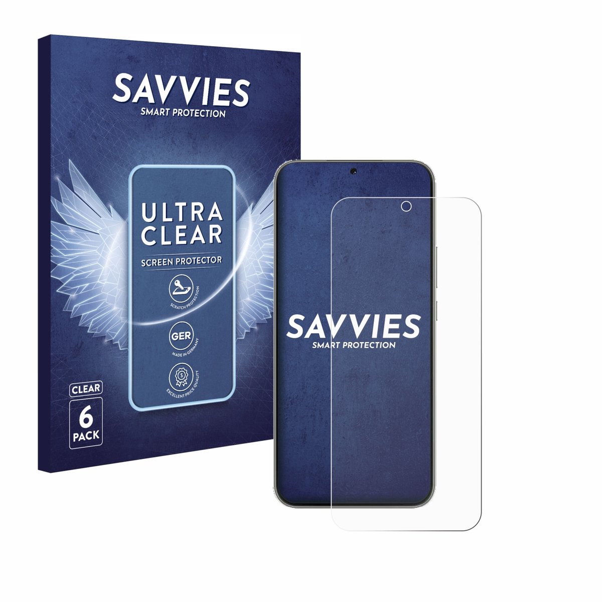 Savvies - Screenprotector voor Huawei Nova 13 - Folie Beschermfolie transparant 6 Stuks