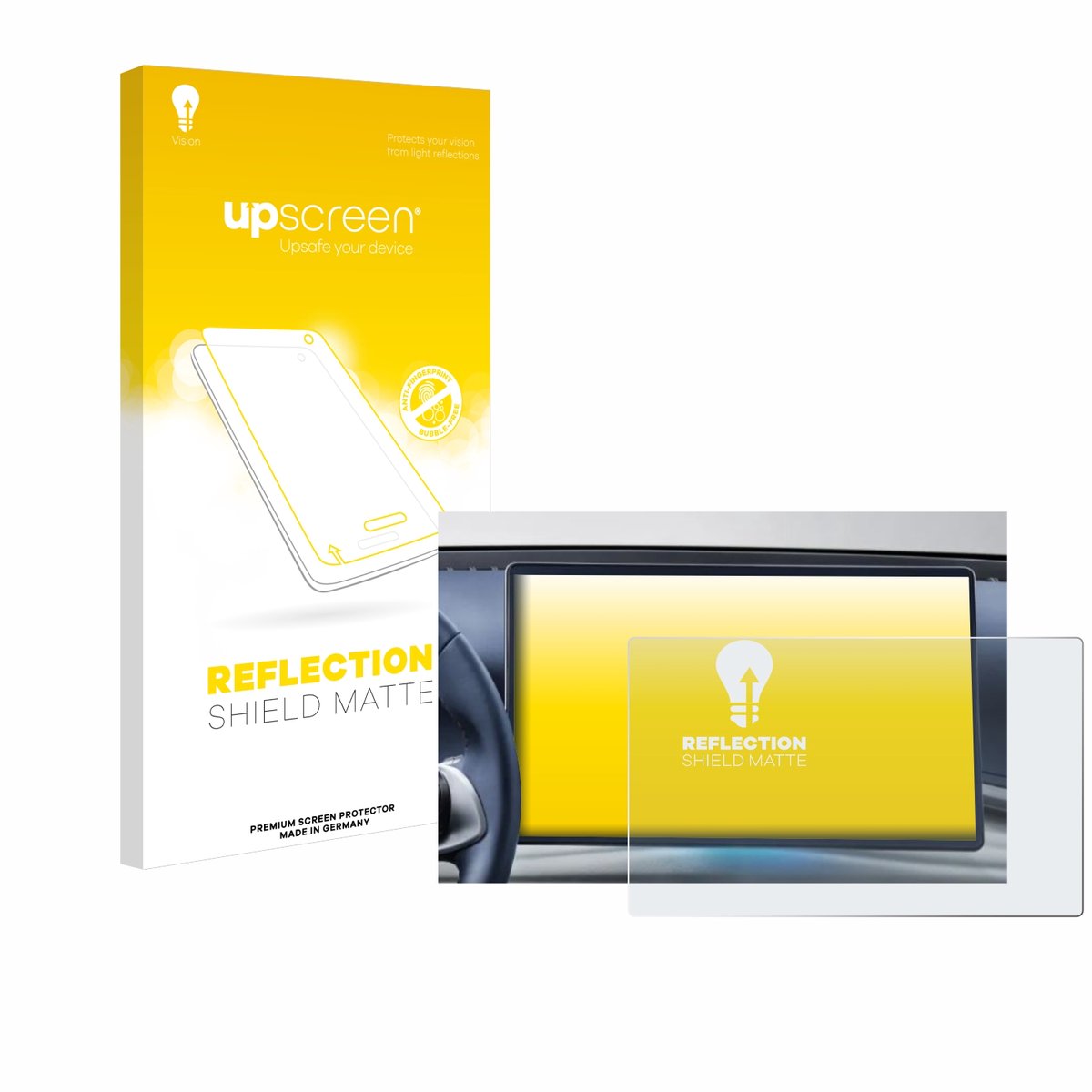upscreen - Screenprotector voor BYD Atto 3 Design 16" (2022) - Folie Beschermfolie anti glare matte