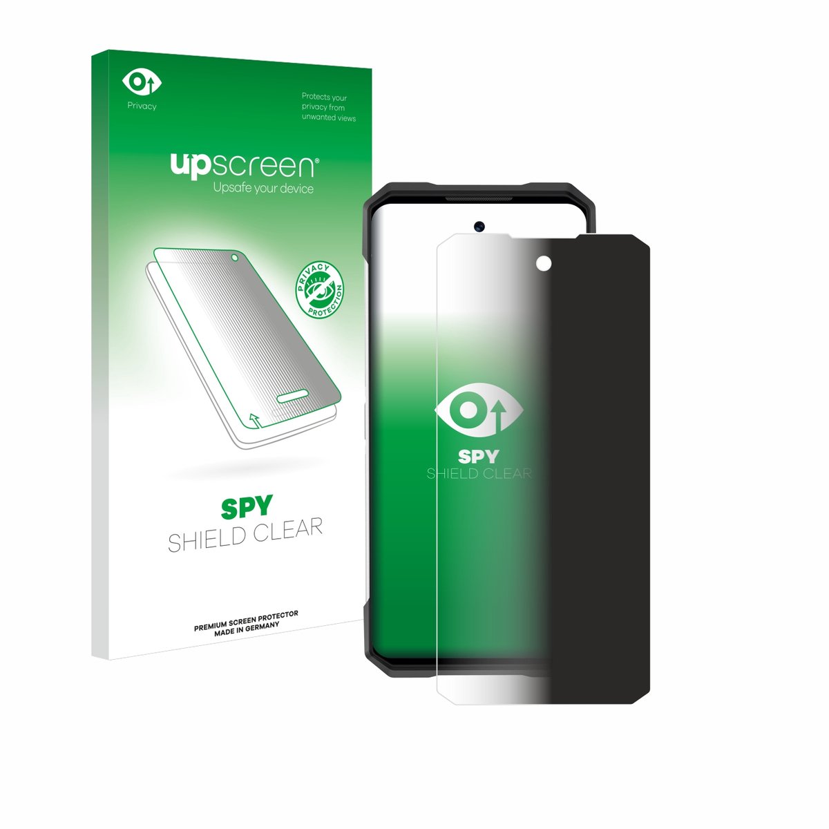 upscreen - privacy screenprotector voor Doogee S200 - Folie Beschermfolie Blauwlichtfilter