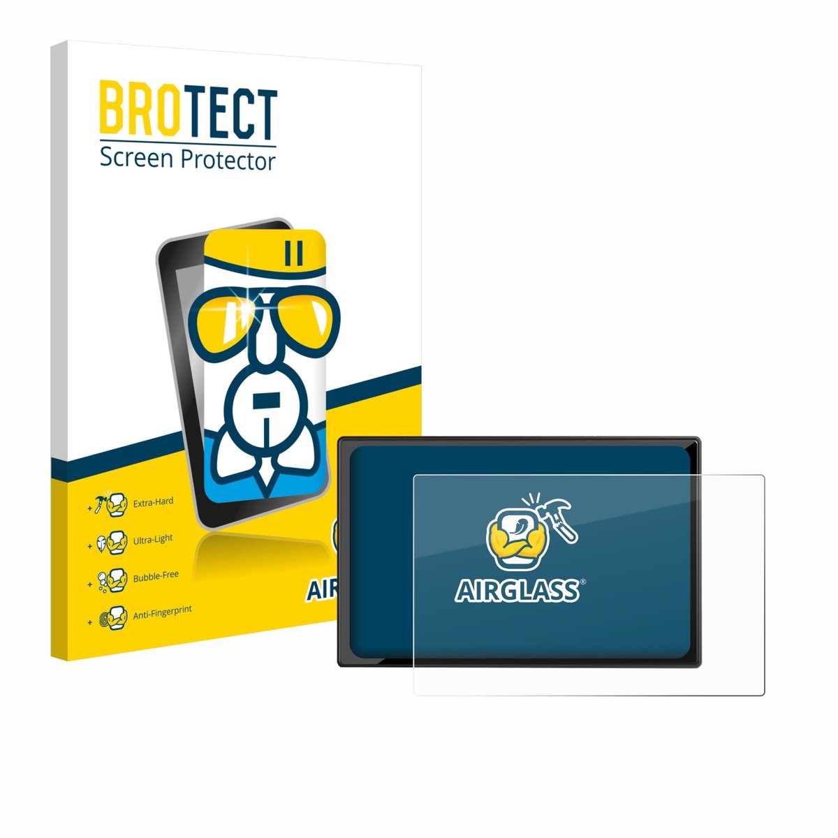 Screenprotector voor Carpuride W901 Pro 9" Beschermglas transparant