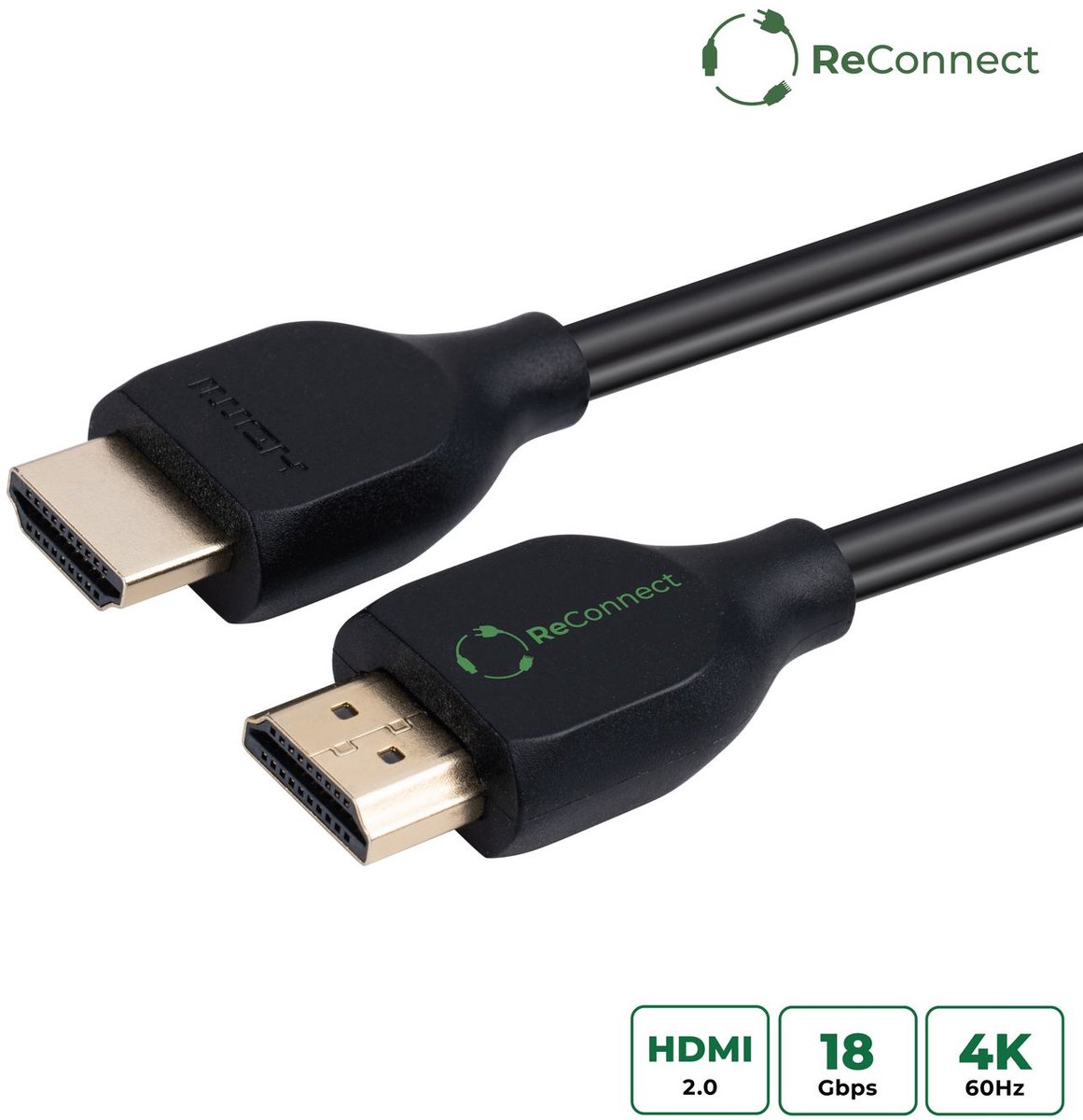 Microconnect ECO-MC-HDM19197.5V2.0 HDMI kabel 7,5 m HDMI Type A (Standaard) Zwart