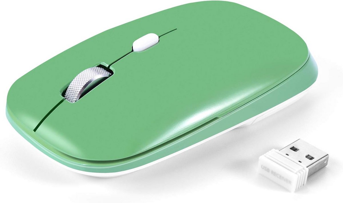 Draadloze Muis Stil en Slank - USB Optische Computer Muis Voor Laptop & PC