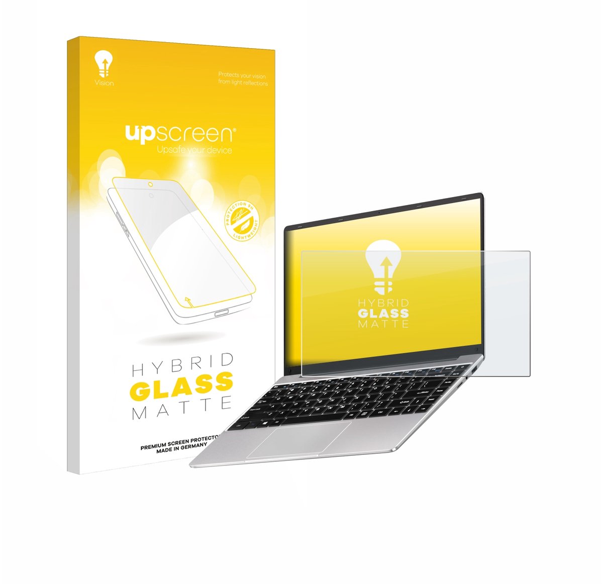 upscreen - Screenprotector voor Notodd N200 14" - Folie Beschermfolie Beschermglas matte